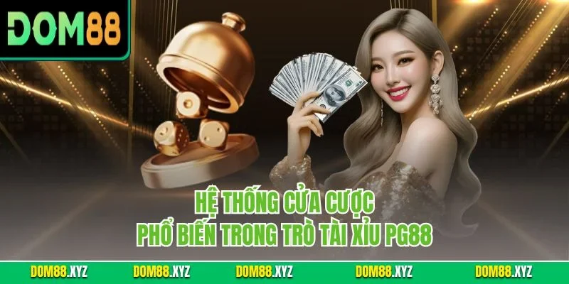 Hệ thống cửa cược phổ biến trong trò tài xỉu PG88