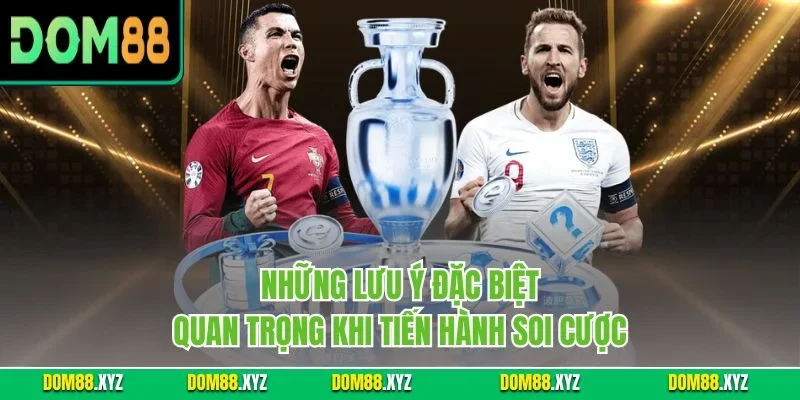 Những lưu ý đặc biệt quan trọng khi tiến hành soi cược