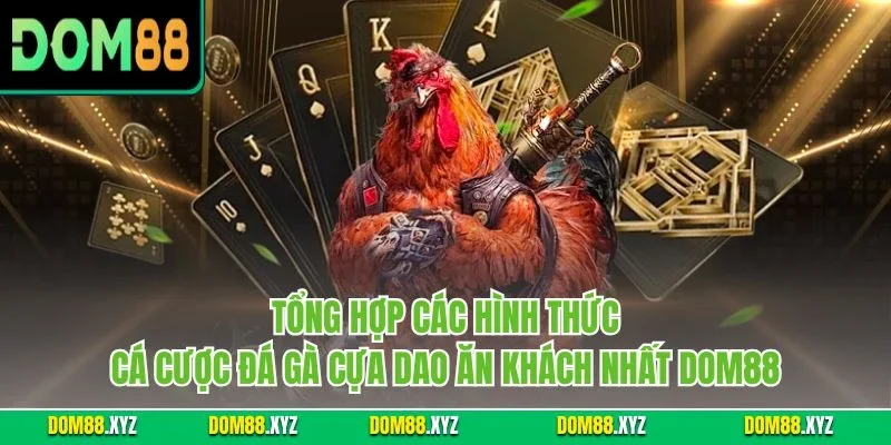 Tổng hợp các hình thức cá cược đá gà cựa dao ăn khách nhất DOM88